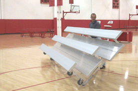tip n roll bleachers