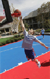 outdoor basketball courts