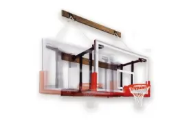 image of Side Folding Wall Mount Basketball Systems