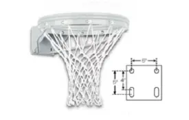 image of FT172DGV Galvanized Fixed Basketball Goal