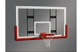 Rectangular Glass 72in x 42in Conversion Basketball Backboard