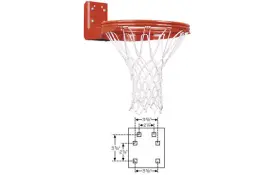 image of FT170DR Rear Mount Fixed Basketball Goal