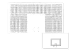 FT267 Perforated Aluminum Backboard