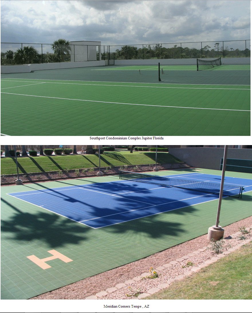 AZ tennis court install